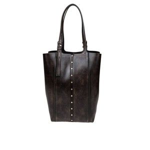 Golden Goose 24/7 Vintage Leather Tote Bag Black - NWT